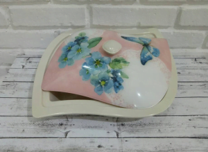 ART DECO Special: Decoupage Underglass on serving platter